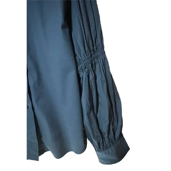 JUST CAVALLI - Navy Blue Women Designer Top/Shirt - Size EU44 /US8 M - Picture 4 of 4